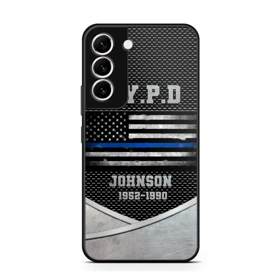 Personalized US Police Department & Name Phonecase KVH23164