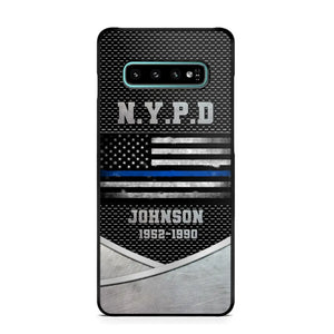 Personalized US Police Department & Name Phonecase KVH23164