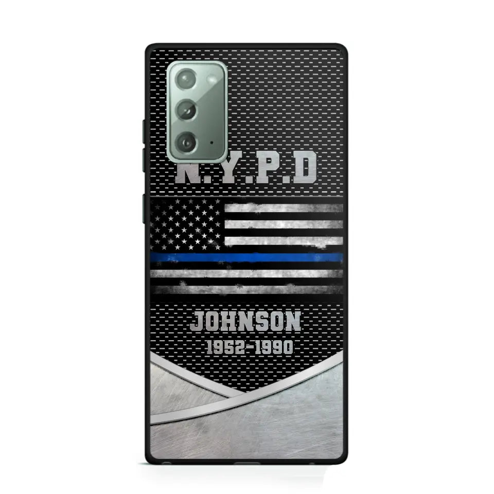 Personalized US Police Department & Name Phonecase KVH23164