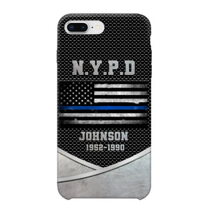 Personalized US Police Department & Name Phonecase KVH23164