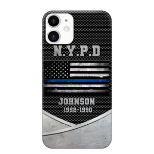 Personalized US Police Department & Name Phonecase KVH23164