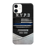 Personalized US Police Department & Name Phonecase KVH23164