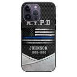 Personalized US Police Department & Name Phonecase KVH23164