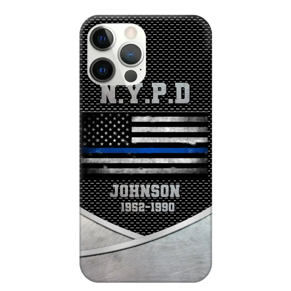 Personalized US Police Department & Name Phonecase KVH23164