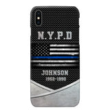 Personalized US Police Department & Name Phonecase KVH23164