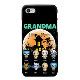 Personalized Grandma Little Monsters Halloween & Kid Names Phonecase HTHKVH23181