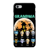 Personalized Grandma Little Monsters Halloween & Kid Names Phonecase HTHKVH23181