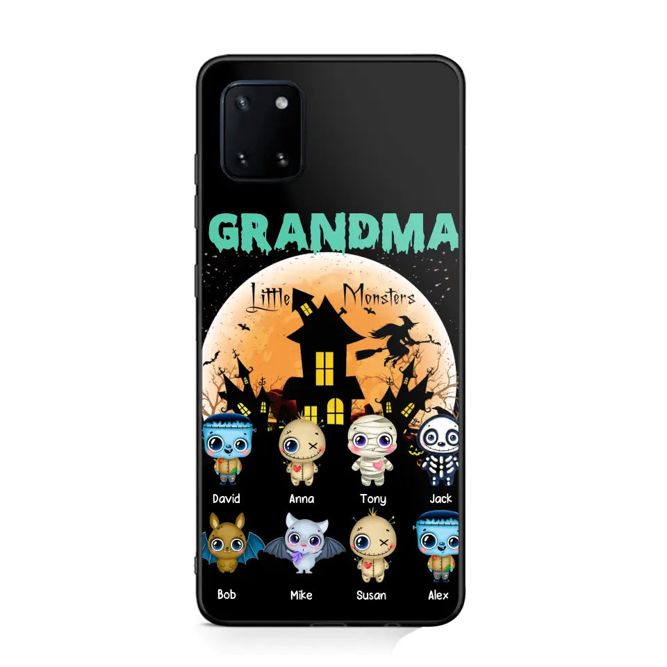 Personalized Grandma Little Monsters Halloween & Kid Names Phonecase HTHKVH23181