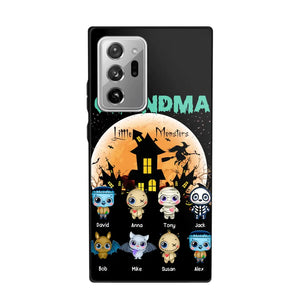 Personalized Grandma Little Monsters Halloween & Kid Names Phonecase HTHKVH23181