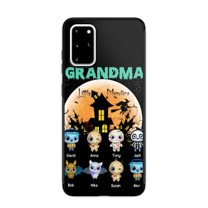 Personalized Grandma Little Monsters Halloween & Kid Names Phonecase HTHKVH23181