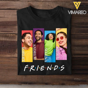 Personalized Upload Your Friends Photo Custom Name T-shirt Printed MTHHN23210