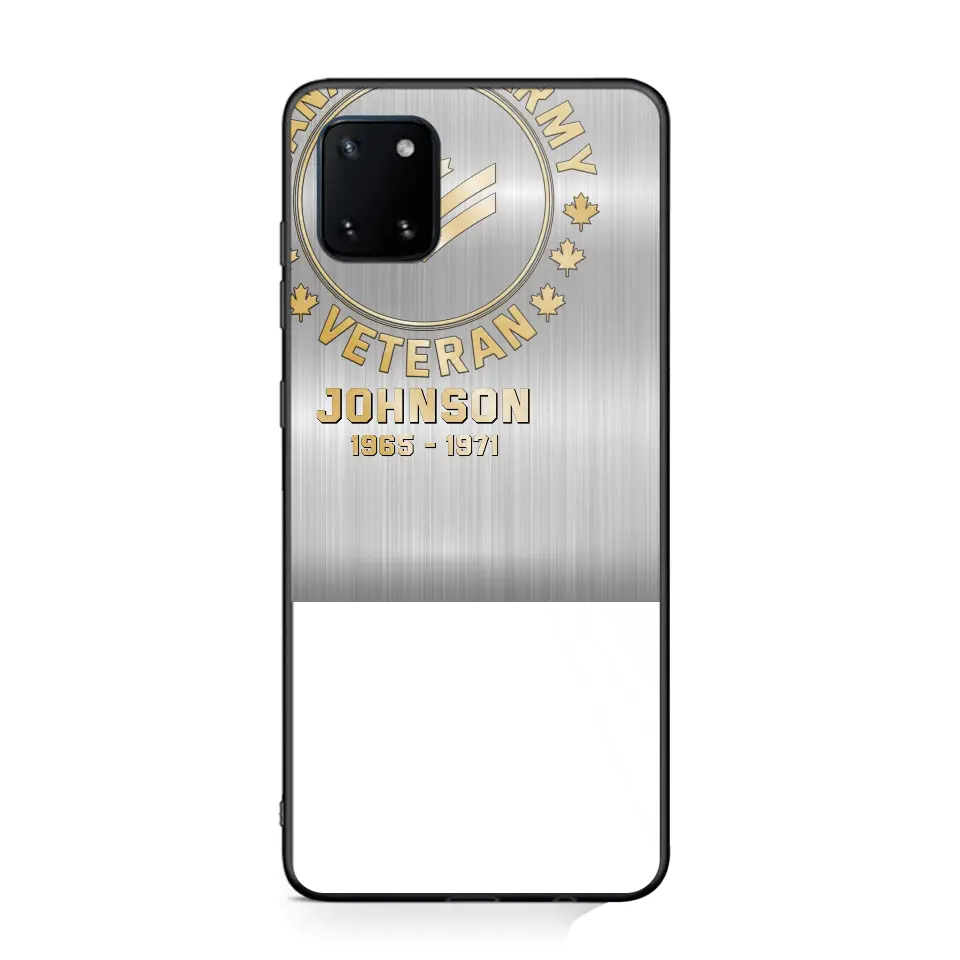 Personalized Canadian Armed Force Phone Case Printed QTPD256