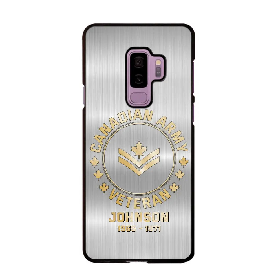 Personalized Canadian Armed Force Phone Case Printed QTPD256