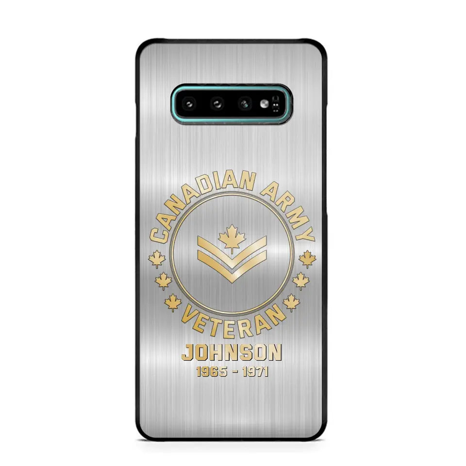 Personalized Canadian Armed Force Phone Case Printed QTPD256