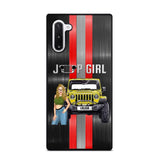 Personalized Jeep Girl with Name Phonecase Printed PVD23190