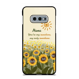 Personalized Your're My Sunshine My Only Sunshine Sunflowers with Kid Names Phonecase Printed HTHHN23258