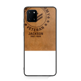 Personalized Canadian Armed Force Leather Texture Phone Case Printed QTPN301