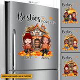 Personalized Besties Forever Fridge Decal Printed 23333LDMDNL