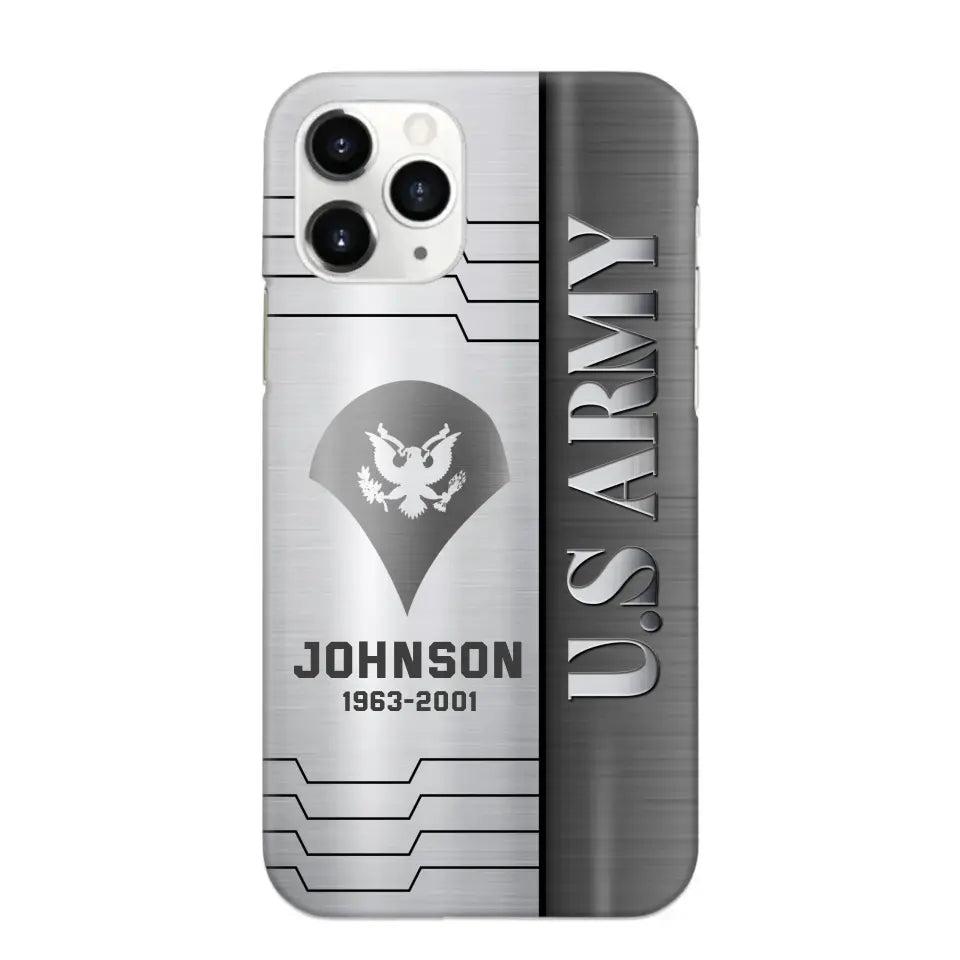 Personalized US Military Phone Case Printed QTPN382