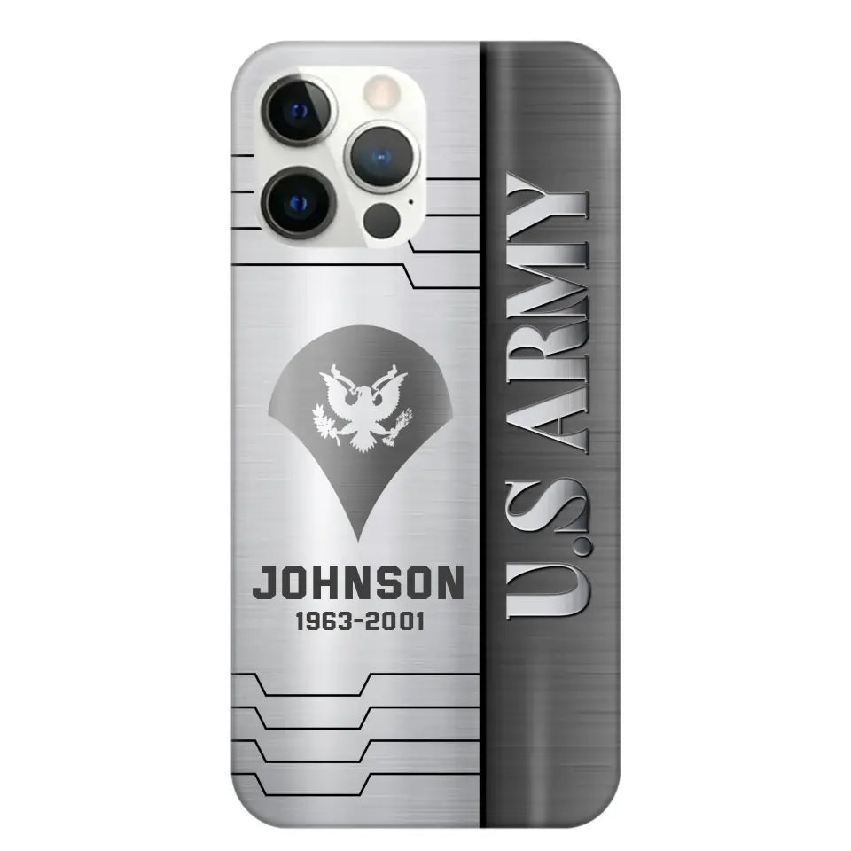 Personalized US Military Phone Case Printed QTPN382