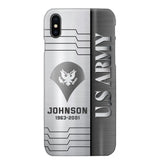 Personalized US Military Phone Case Printed QTPN382