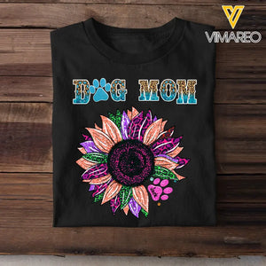 Personalized Sunflower Dog Mom Dog Lovers Gift T-shirt Printed VQ23352