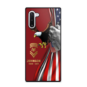 Personalized US Military Veteran Retired Phone Case Printed QTKH431