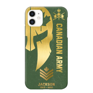 Personalized Canadian Armed Force Phone Case Printed QTKH458