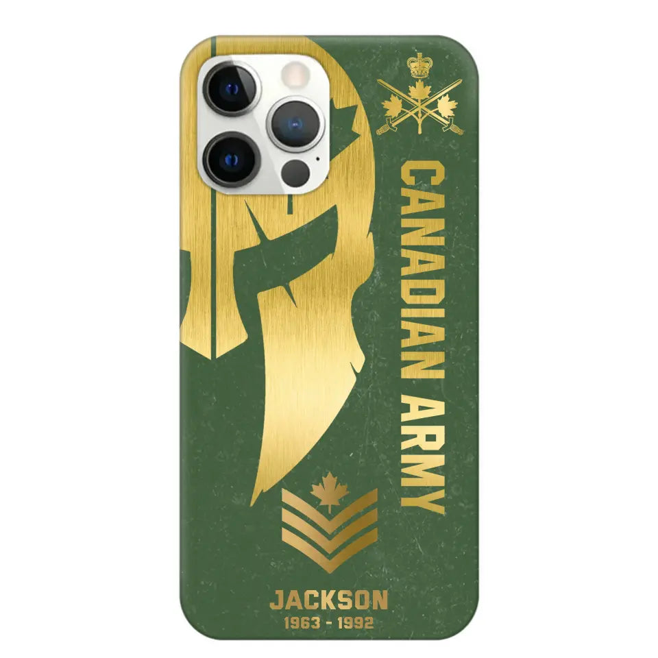 Personalized Canadian Armed Force Phone Case Printed QTKH458