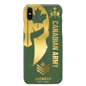 Personalized Canadian Armed Force Phone Case Printed QTKH458