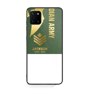 Personalized Canadian Armed Force Phone Case Printed QTKH458