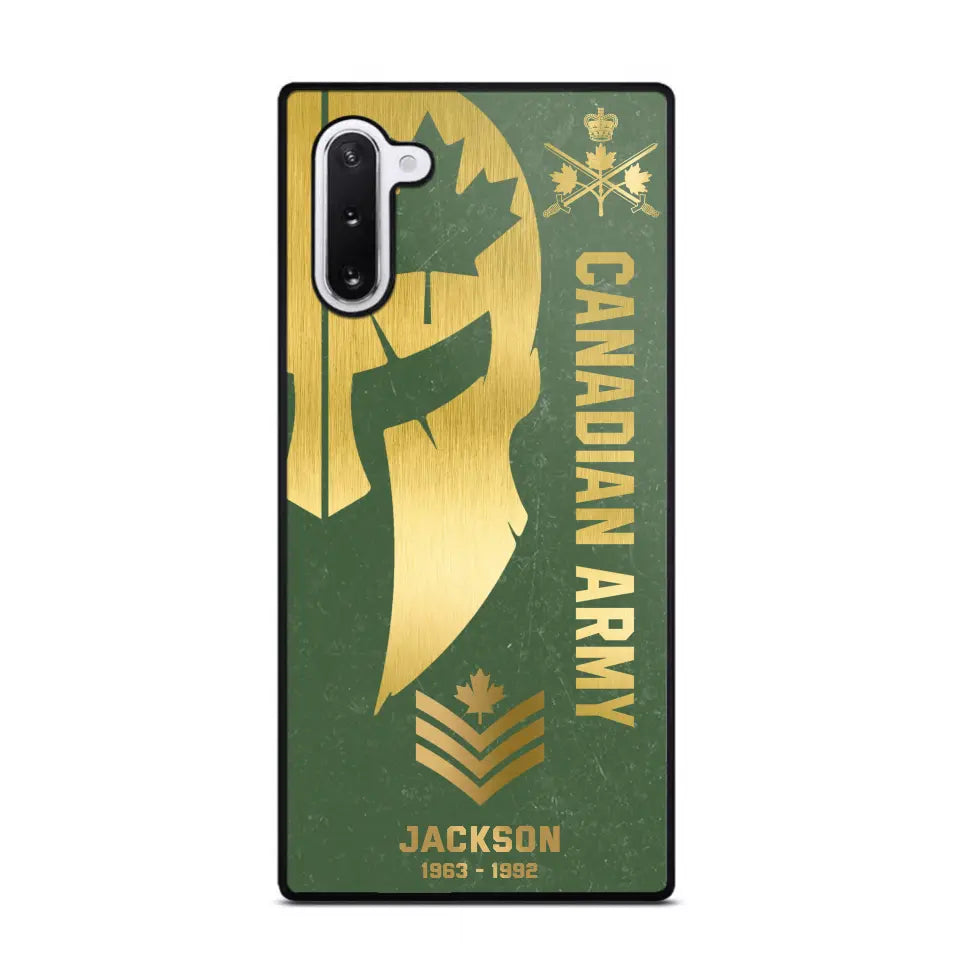 Personalized Canadian Armed Force Phone Case Printed QTKH458