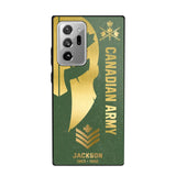 Personalized Canadian Armed Force Phone Case Printed QTKH458