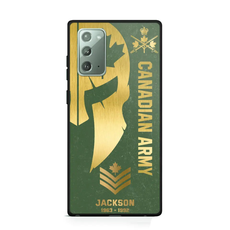 Personalized Canadian Armed Force Phone Case Printed QTKH458