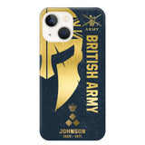 Personalized British Armed Force Veteran Phone Case Printed QTKH475