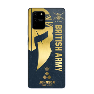 Personalized British Armed Force Veteran Phone Case Printed QTKH475