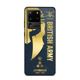 Personalized British Armed Force Veteran Phone Case Printed QTKH475