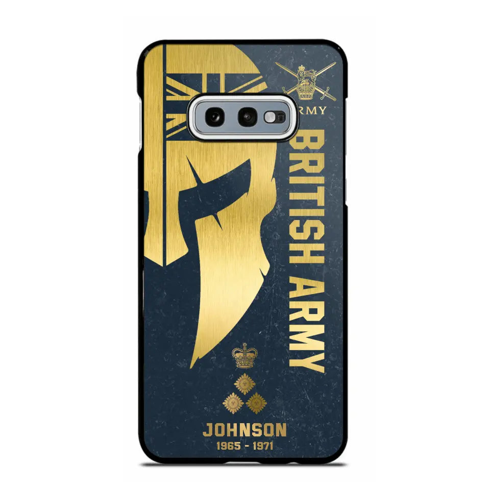 Personalized British Armed Force Veteran Phone Case Printed QTKH475