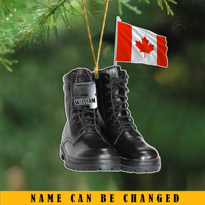 Personalized Canadian VET Boots Custom Name Acrylic Ornament Printed KVH23622