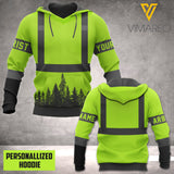 Personalized Arborist 3D printed hoodie WGS