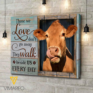 RED ANGUS CATTLE CANVAS LC