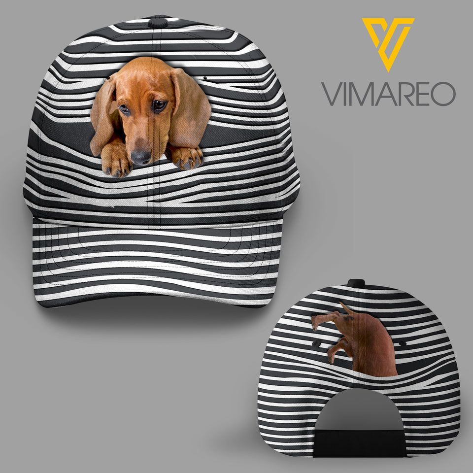 MH DACHSHUND Peaked cap 3D FEB-MA24