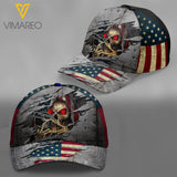 PLUMBER Peaked cap 3D TL093 SKULL