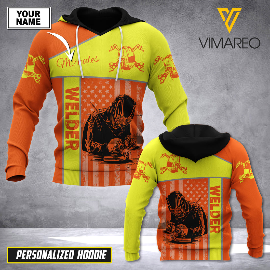 VMAH PERSONALIZED WELDER HOODIE 3D PRINTED MAR-MA04