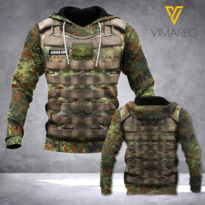 german ARMY HOODIE 3D TPM CAMO