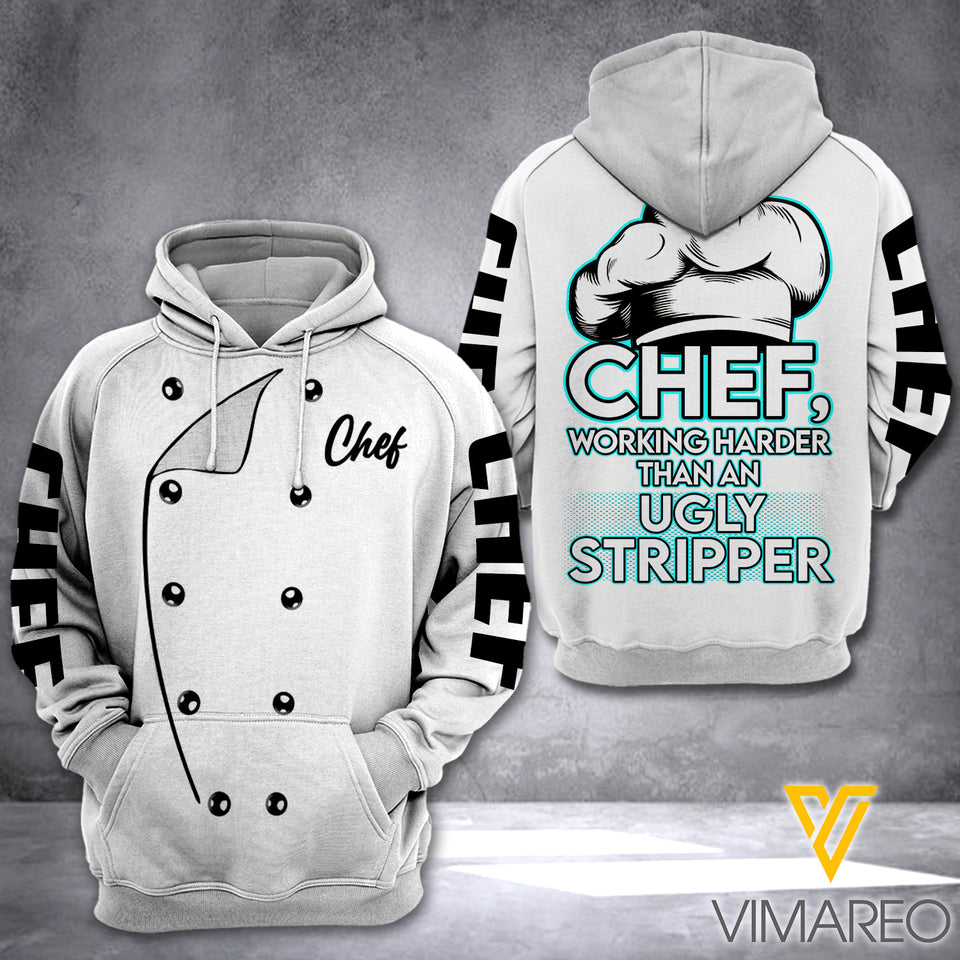 CHEF UNIFORM HARDER HOODIE 3D TPM