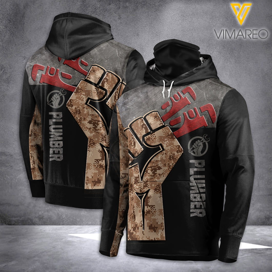 VH Plumber mask HOODIE 3D ALL PRINT 2202 HMD