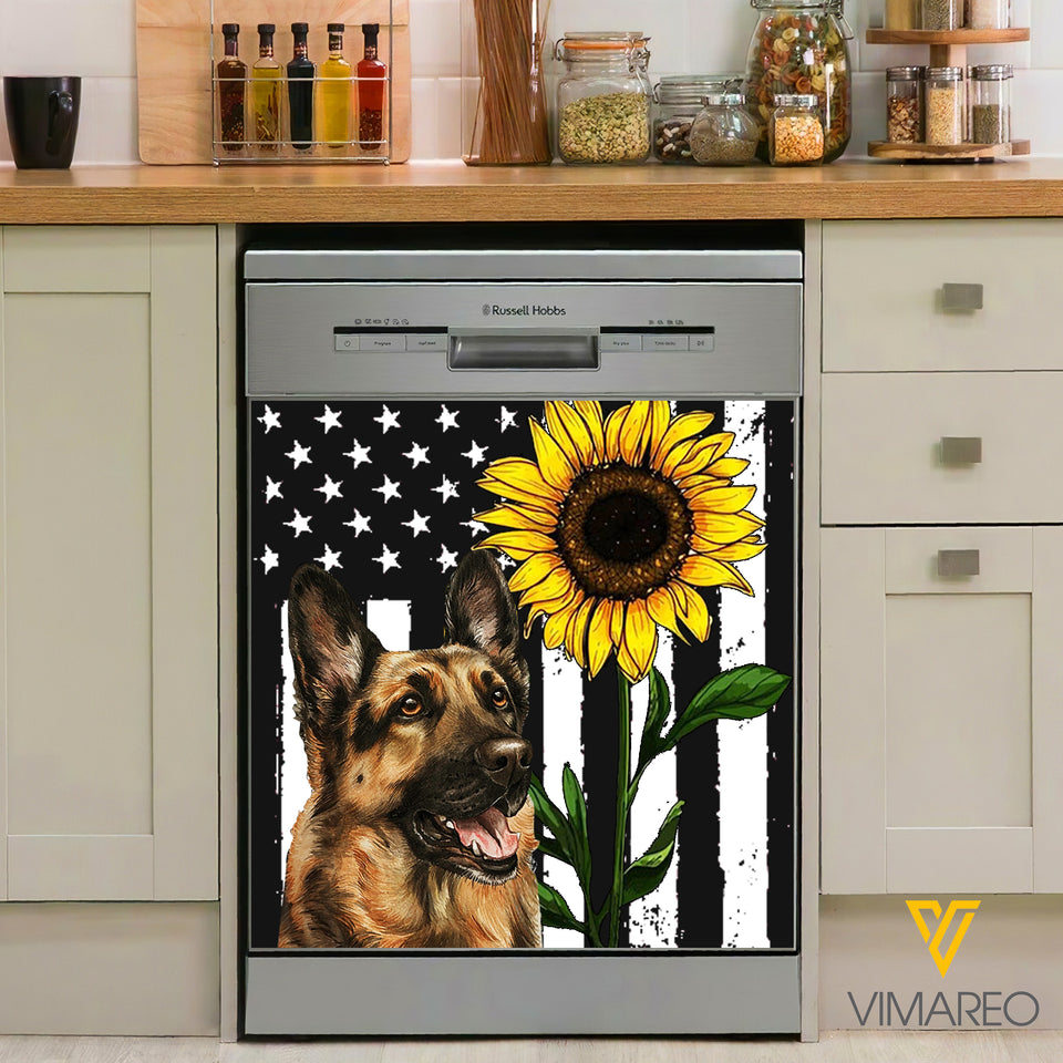 German Shepherd Kitchen Dishwasher Cover VM0503