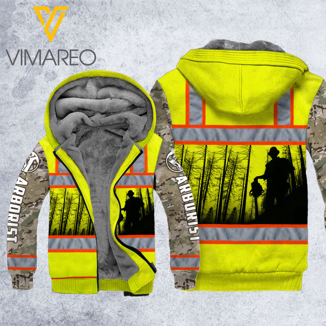 MH ARBORIST SAFETY FLEECE HOODIE 3D PRINTED FEB-HQ17