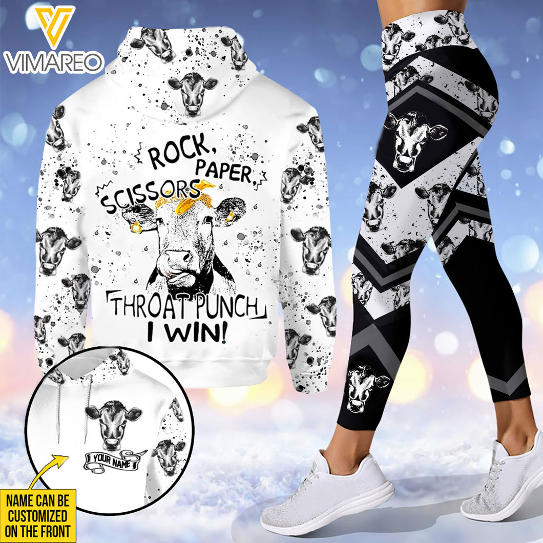 PERSONALIZED COW HOODIE + LEGGING 3D PRINTED DEC-HQ30